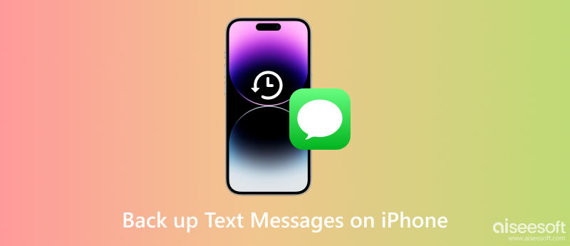 Twórz kopie zapasowe wiadomości tekstowych na iPhonie