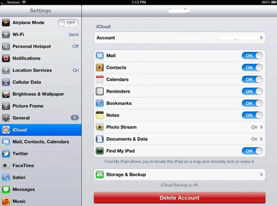 Backup More to iCloud