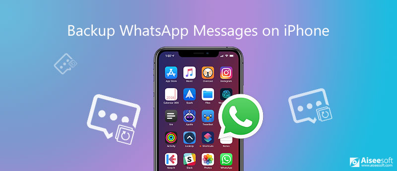 Backup WhatsApp besked på iPhone