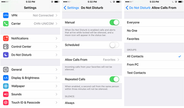 how to block no caller id on iphone