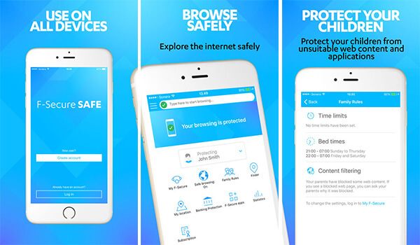 F-Secure kindveilige browser