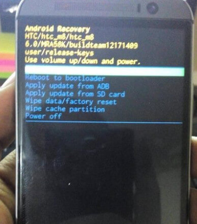 Recover Mode on HTC