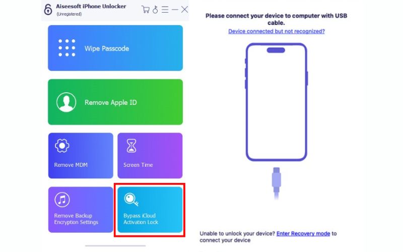 Choose Bypass Icloud Activation Lock