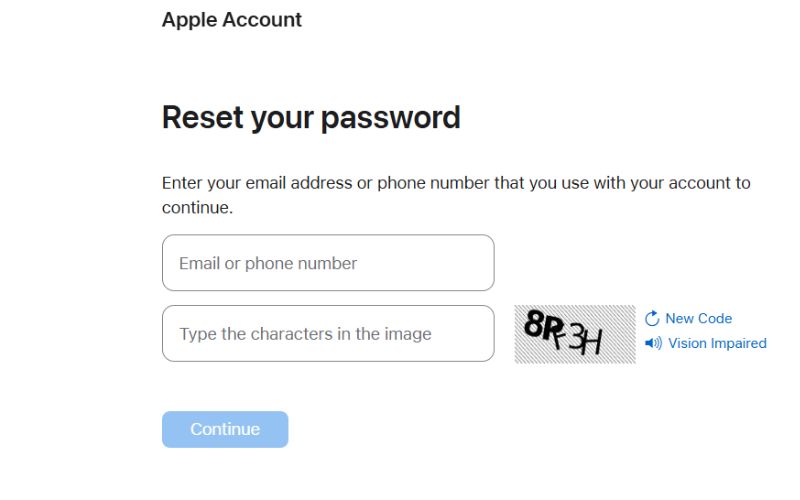 Enter Apple Id