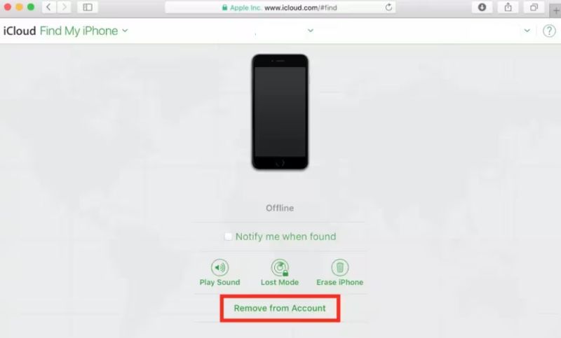 Remove The Account