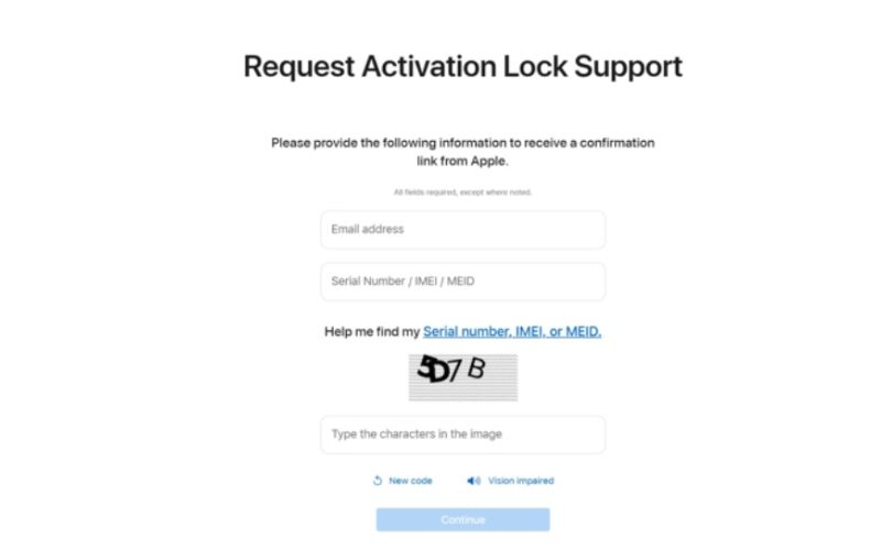 Contact Apple Support