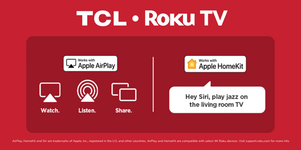 Cast IOS till TCL Roku