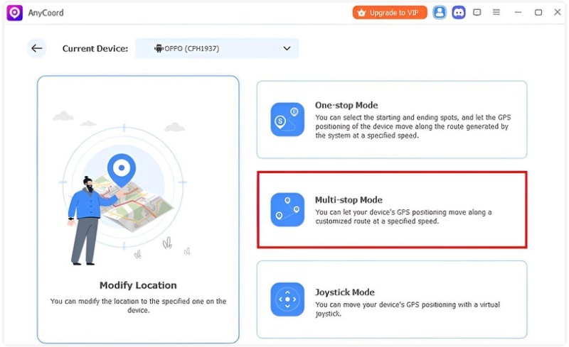 Select Multi Spot Mode