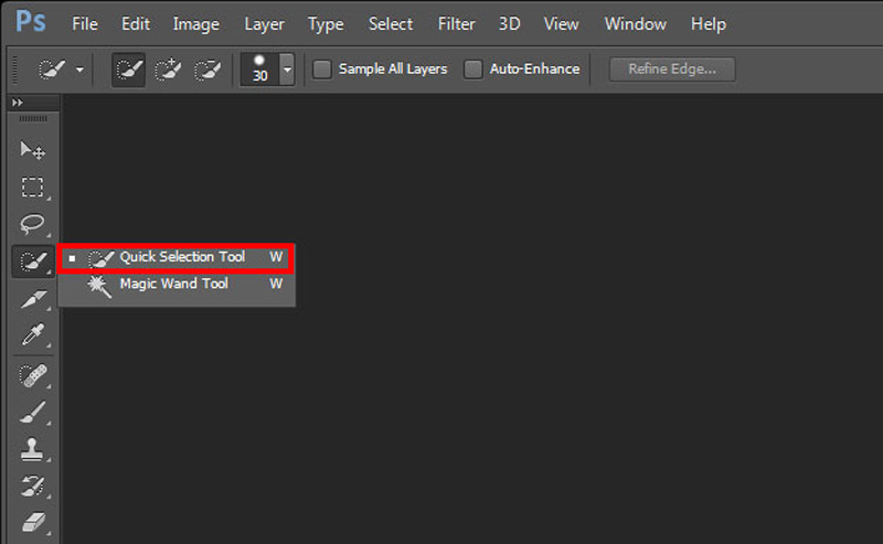 Quick Selection Tool In Photoshop