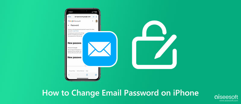 Изменить пароль электронной почты на iPhone