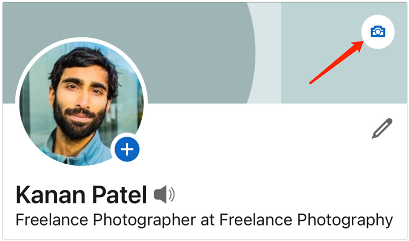 Skift LinkedIn-profilbillede på mobil