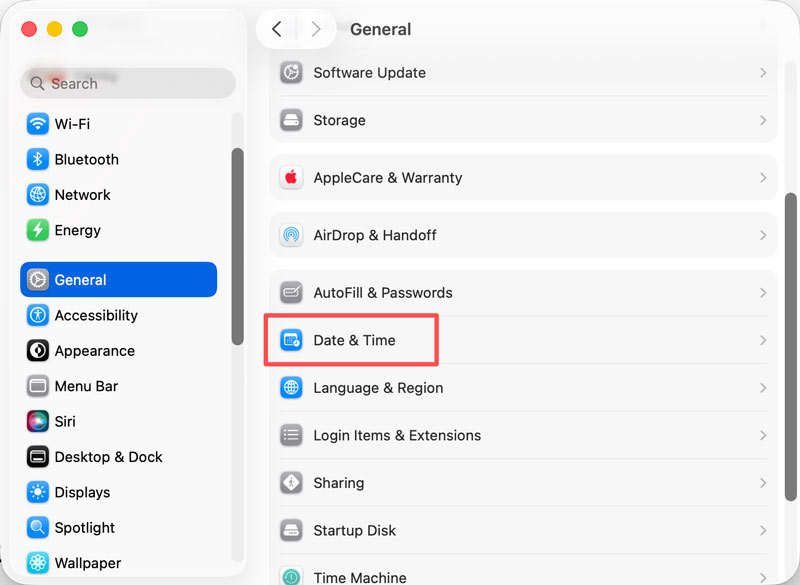 Mac System Settings Date And Time