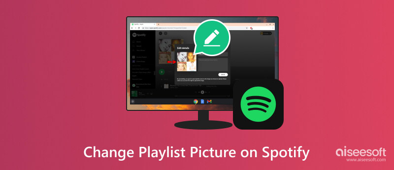 Změňte obrázek seznamu skladeb na Spotify