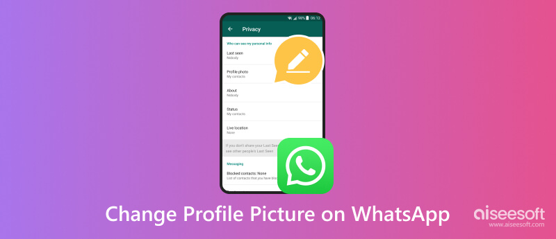 Profilkép módosítása a WhatsApp-on