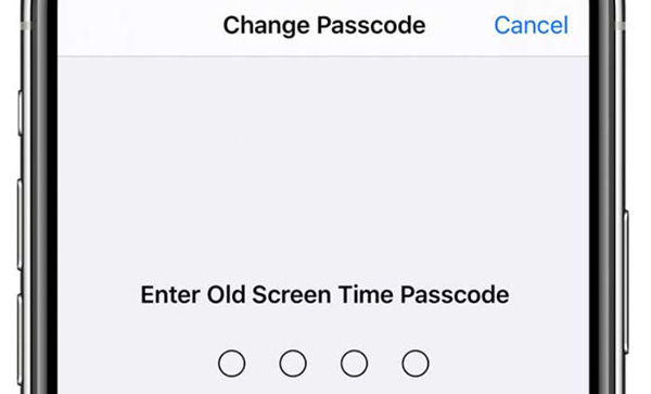 Enter Old Restrictions Passcode