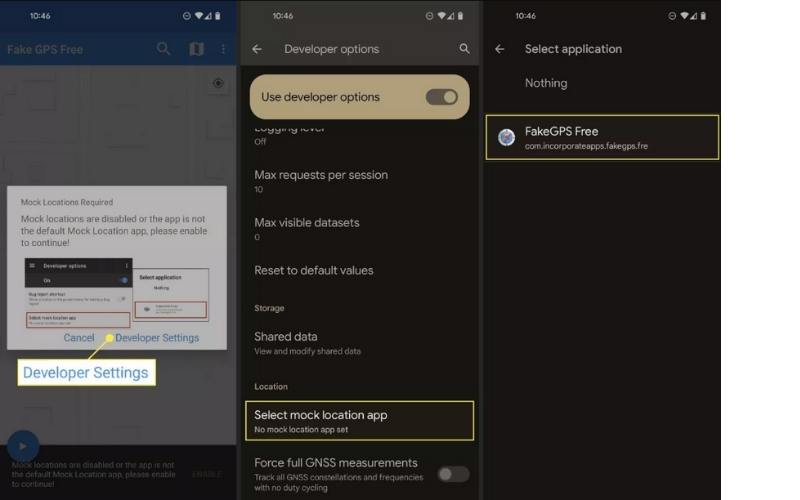 Choose Fake Gps App