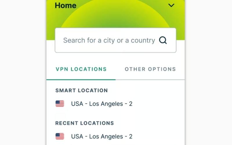 Select Vpn Location