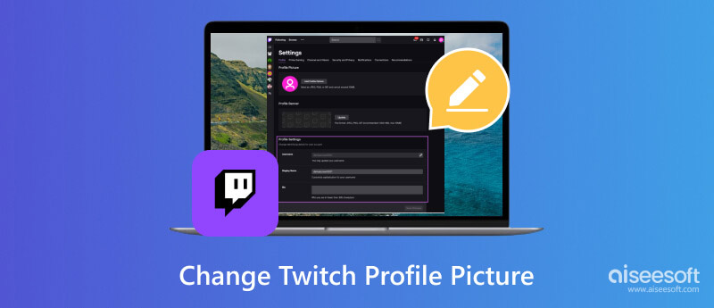 Skift Twitch-profilbillede