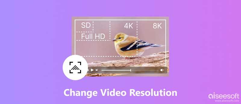 A videó felbontásának módosítása