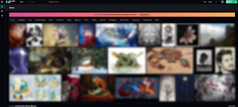 DeviantArt to Find Mac Wallpapers