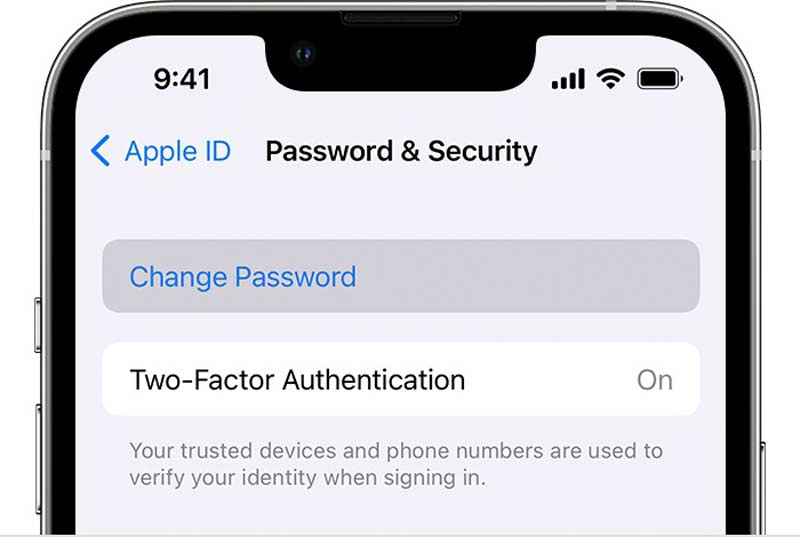Apple ID adgangskode iPhone