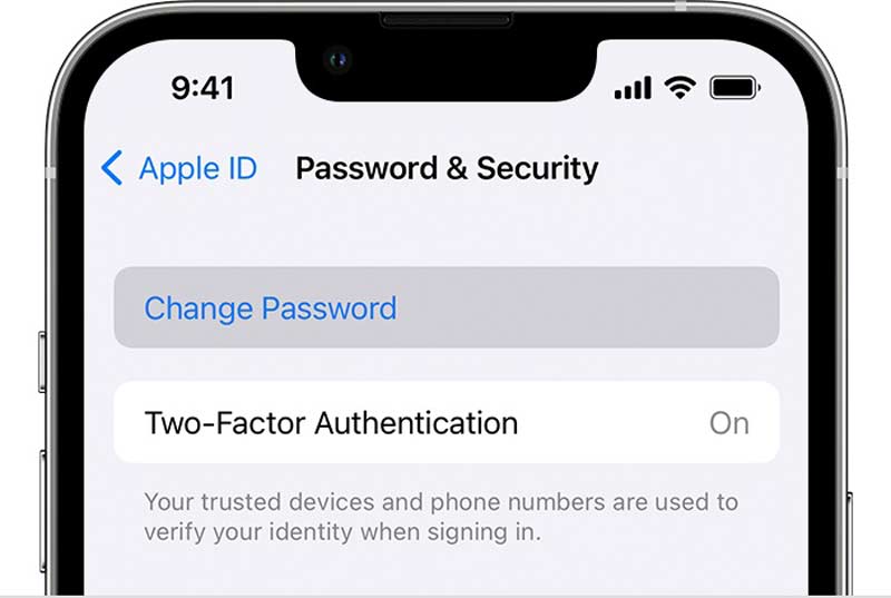 Apple ID-passord iPhone