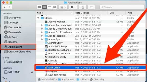 Format SD Mac
