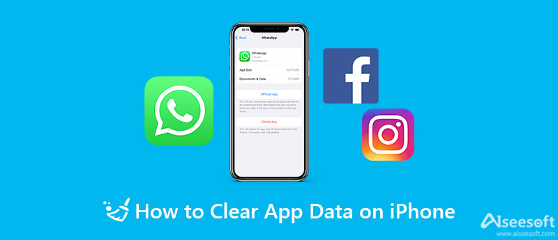 Clear app data on iPhone
