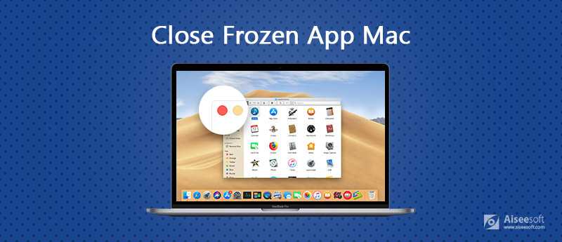 Zavřete aplikaci Frozen App na počítačích Mac