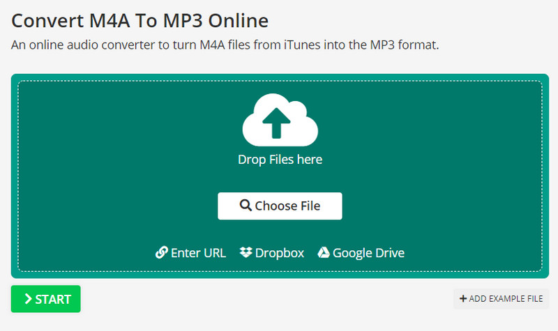 Загрузить файлы M4A