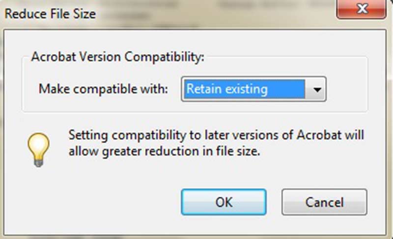 Comprimeren in Acrobat Pro
