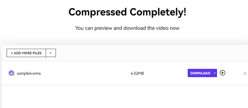 Download Compressed Audio