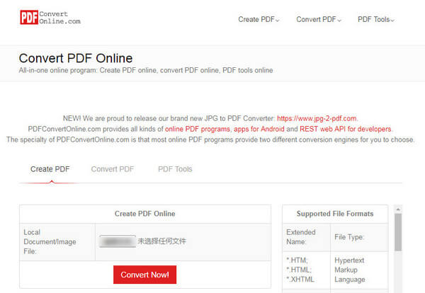 Pdf-konvertere online