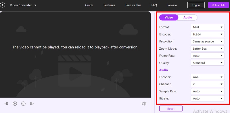 Change Format to Convert