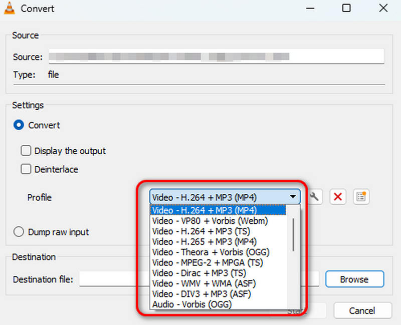 VLC Convert