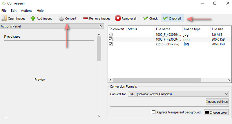 Conversie initialiseren