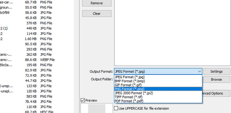 Set Output Format