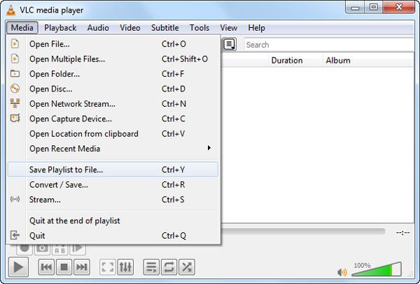 Save Playlist to File