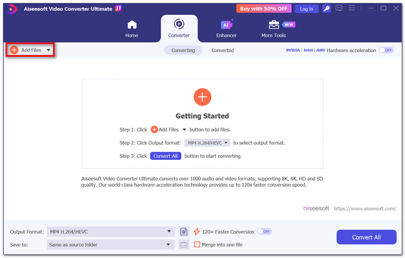 Click Add Files