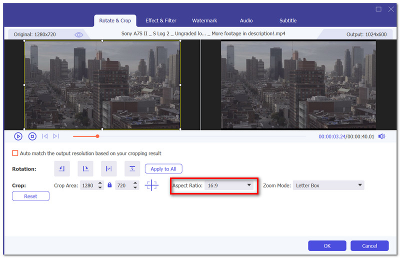 Set Aspect Ratio Instagram