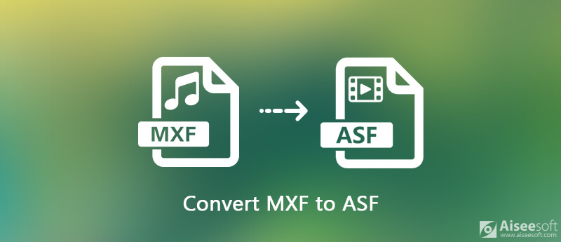 Converteer MXF-video's naar ASF