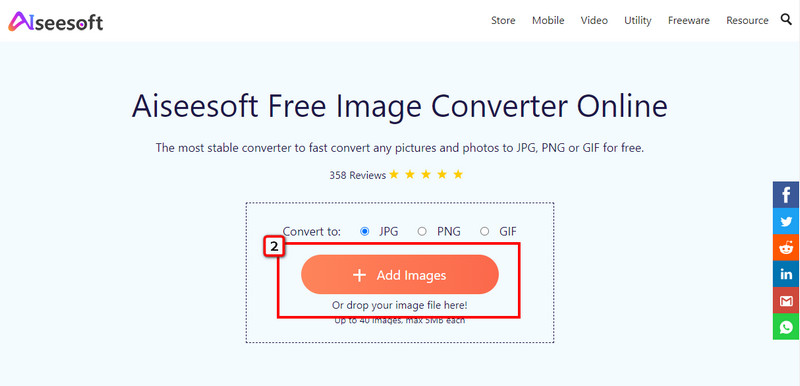 Upload PNGs to Convert into JPG