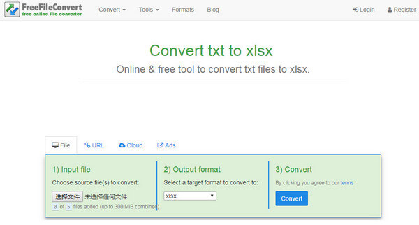 Converti file txt excel gratis