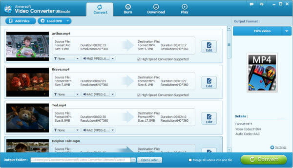 Aimersoft 視頻轉換器旗艦版