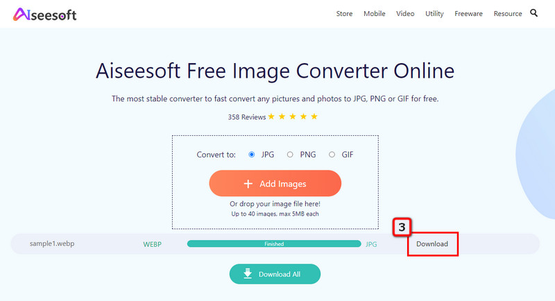 Download Converted WebP to JPG