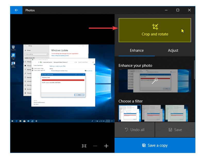 How To Resize And Crop A Screenshot On Windows 1087 In 2022