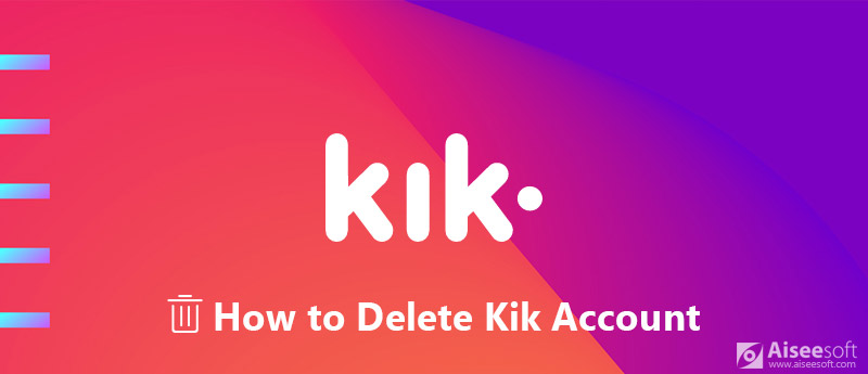 Удалить учетную запись Kik