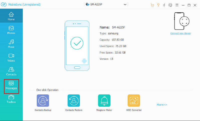 Messaggio Aiseesoft MobieSync