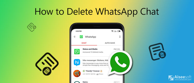 Come eliminare la chat di WhatsApp