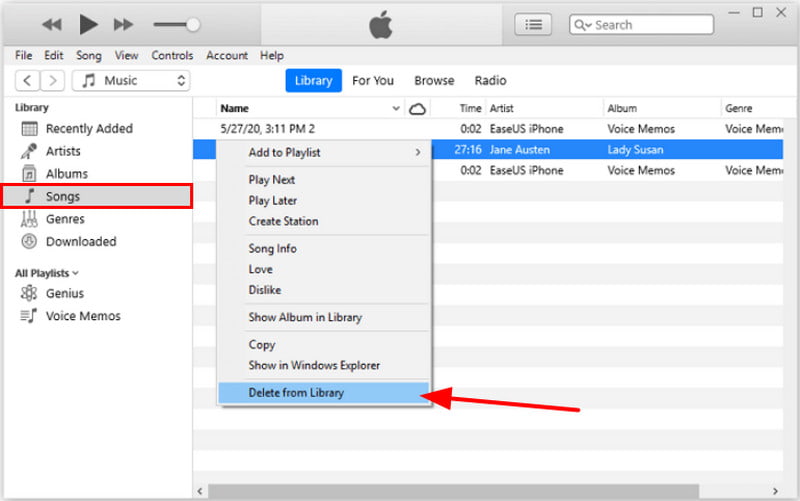 Cihazımdaki iTunes Kitaplıktan Sil